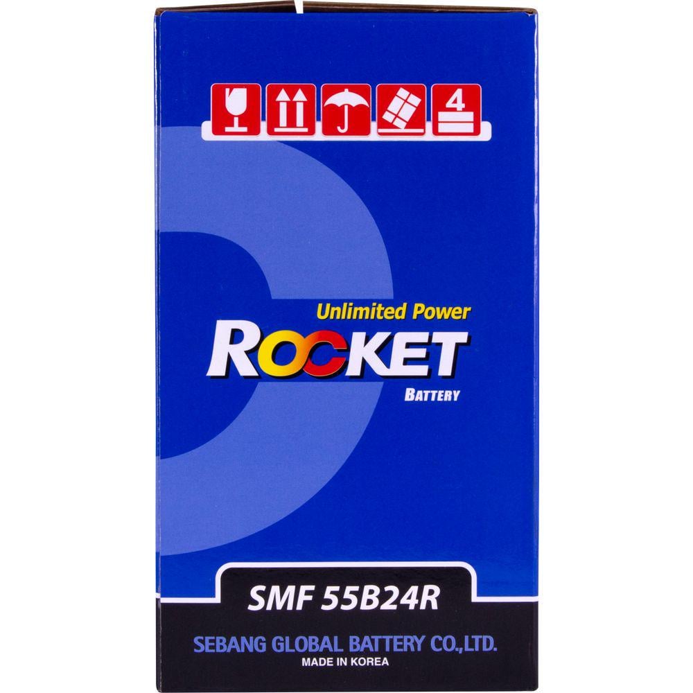 Акумулятор автомобільний Rocket Japan SMF 55B24R 6СТ-45 Ah 410 A CCA (58177) - фото 4