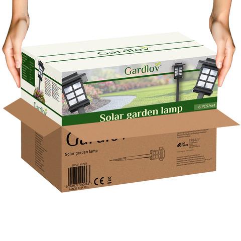 Комплект светильников садовых светодиодных 6 шт. Черный - фото 19 Комплект светильников садовых светодиодных 6 шт. Черный - фото 19