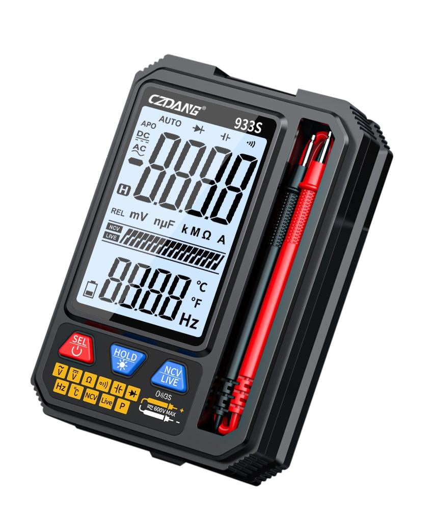 Мультиметр-тестер автоматический CZDANG 933S 2хААА