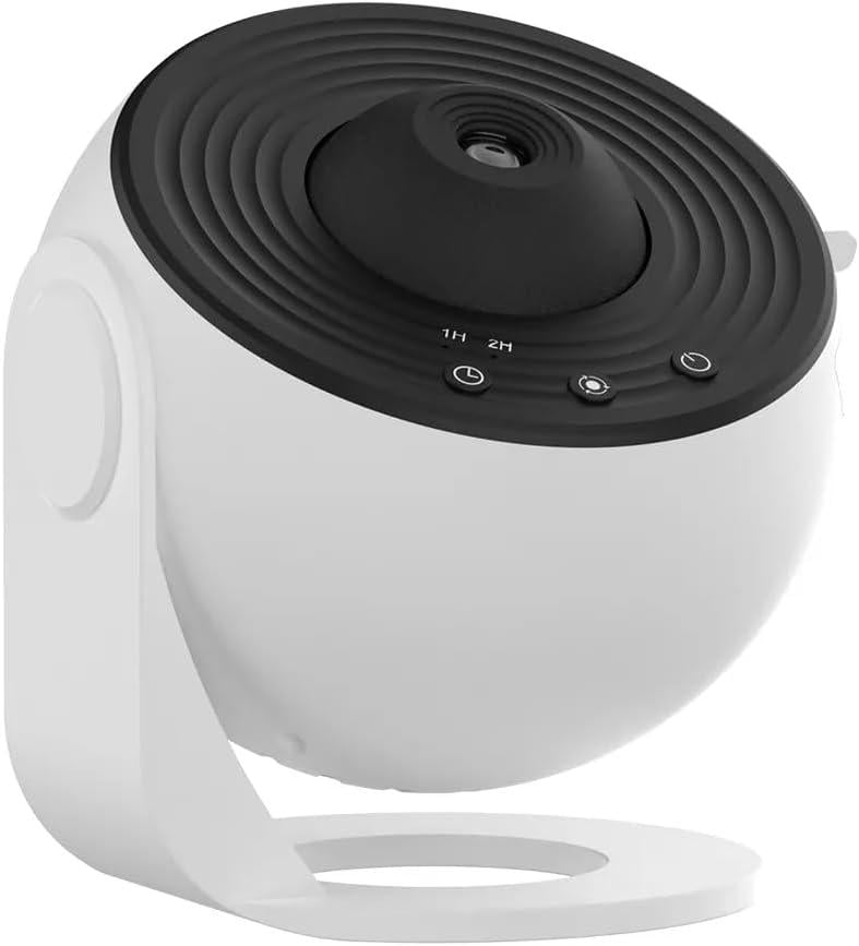 Проектор-ночник звездного неба Galaxy Projector 360° с 13 космическими слайдами и таймером сна