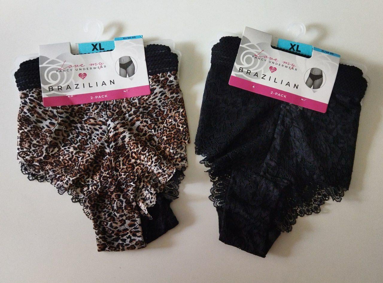 Трусики бразіліани мереживні жіночі Fancy Underwear 4 шт. XL Трусики бразіліани мереживні жіночі Fancy Underwear 4 шт. XL