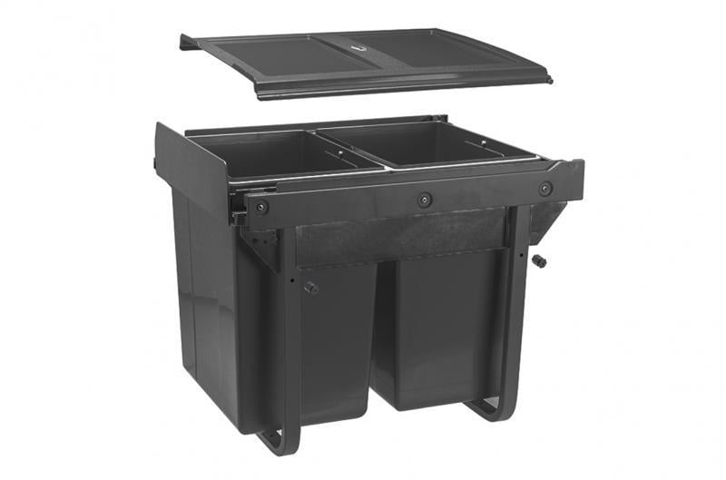 Сегрегатор PRACTI ECO высокий без крепления фасада 2x20 л 450 мм (PB-45-450-2X20-60A)