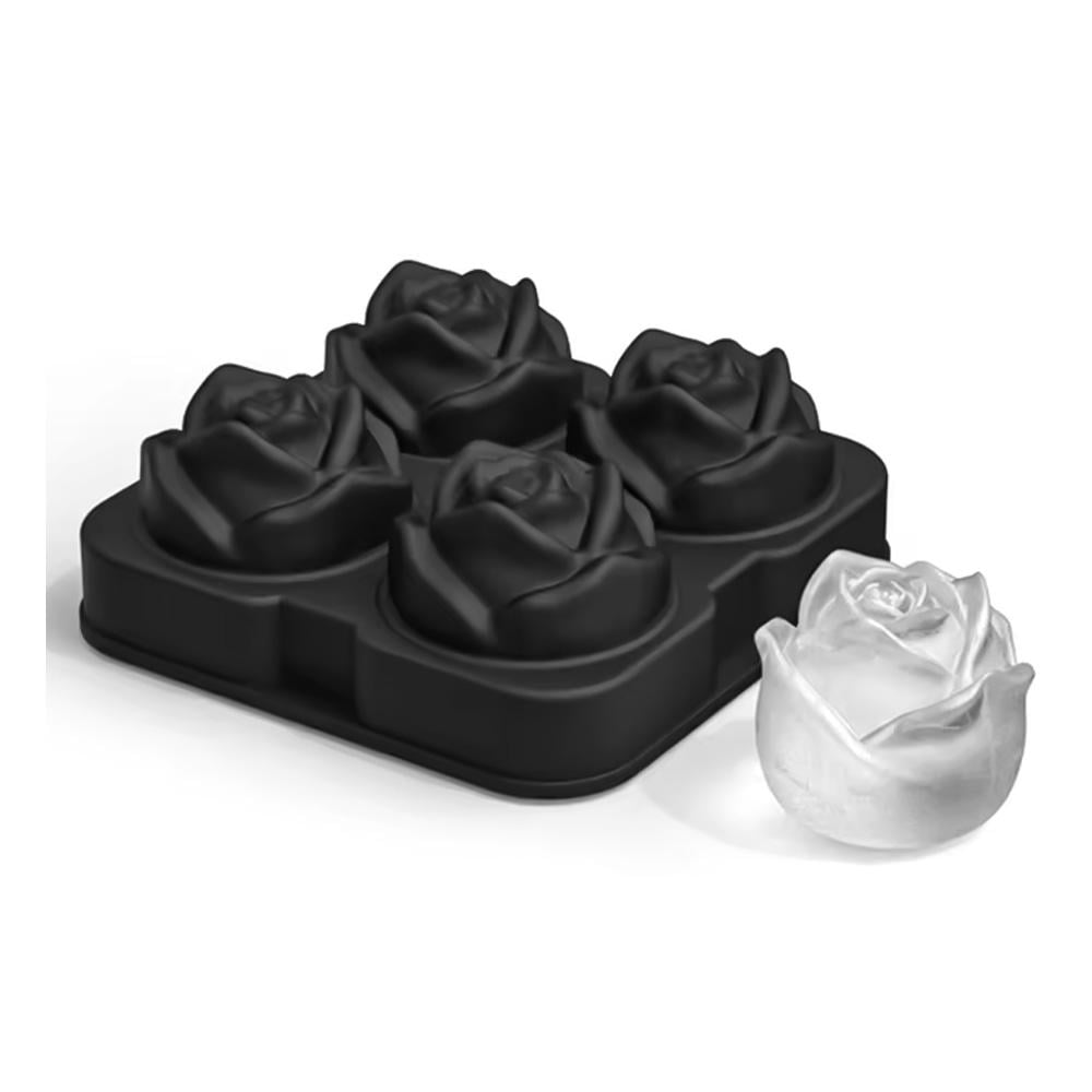 Форма для льоду у вигляді троянди силіконова (TA0062_2)