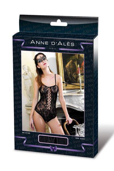 Боди сетка Anne De Ales BAROQUE XL Black - фото 1