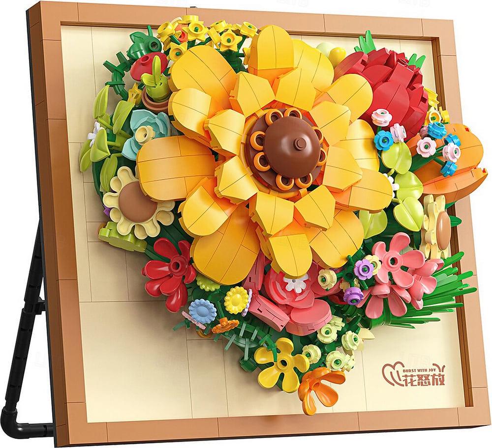Конструктор 3D Magic Blocks SHLab BB-84 Flowers Bouquet 14,5x13 см (39125)