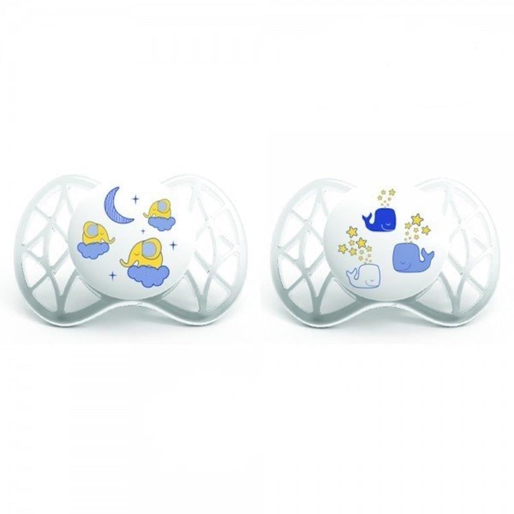 Набор пустышек Nuvita Air симметричный унисекс 2 шт. (NV7063) Набор пустышек Nuvita Air симметричный унисекс 2 шт. (NV7063)