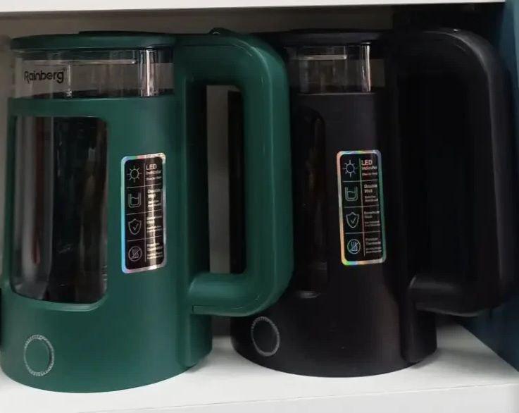 Чайник Rainberg электрический стеклянный с подсветкой 2200 W (RB2220) - фото 3