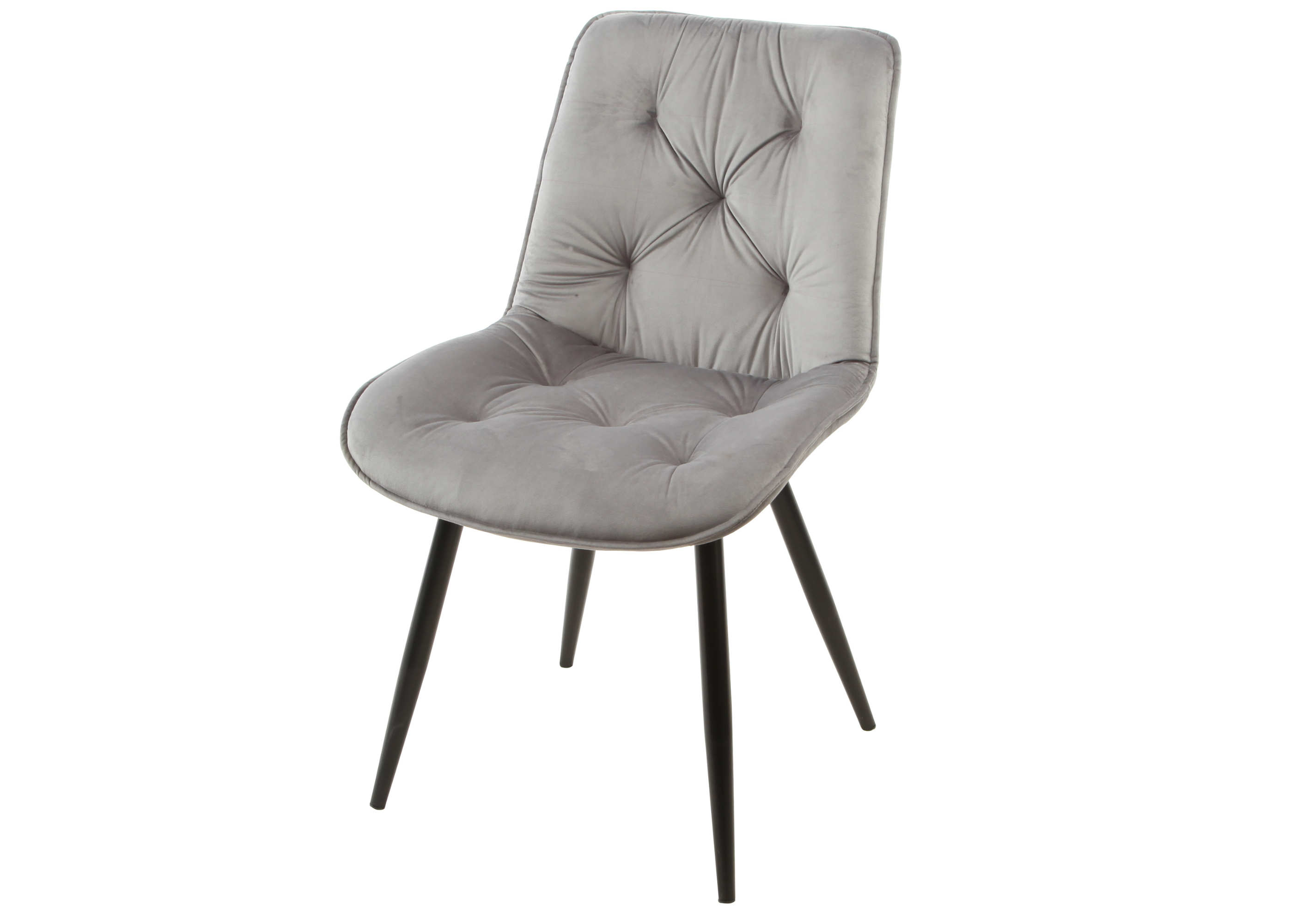 Стул Intarsio Style Черный/Светло-серый (8815510) - фото 4 Стул Intarsio Style Черный/Светло-серый (8815510) - фото 4