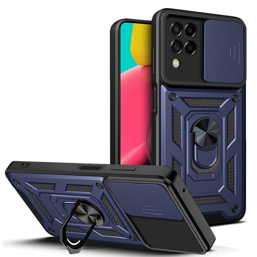 Чехол с защитой камеры 3DGuard Samsung Galaxy M33 M336 Blue (32479-28)
