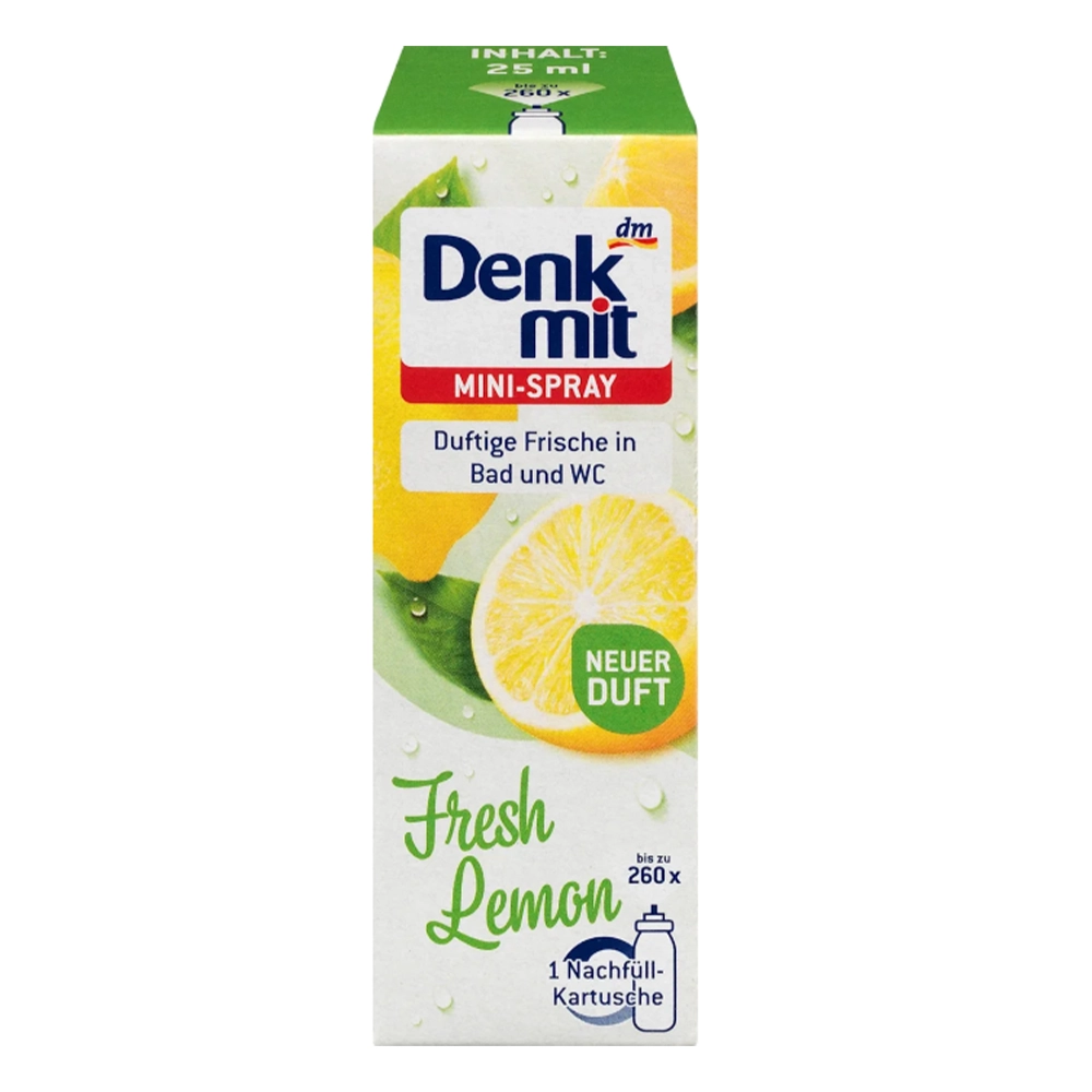 Міні-освіжувач повітря у спреї DenkMit Fresh Lemon 25 мл (EPI-15102025-613)