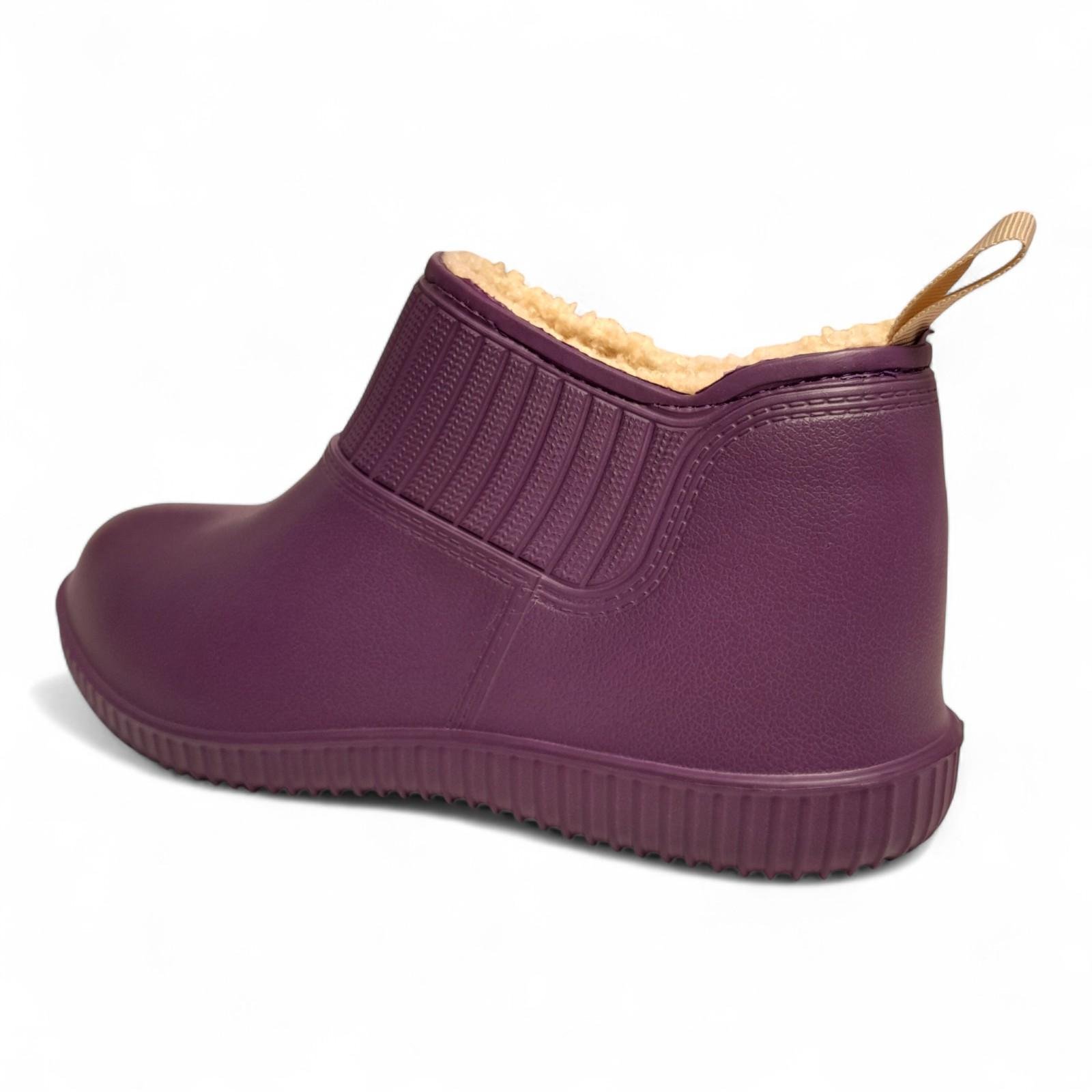 Галоши женские высокие утепленные dagostyle р. 38 25 см Фиолетовый (2763482028) - фото 4
