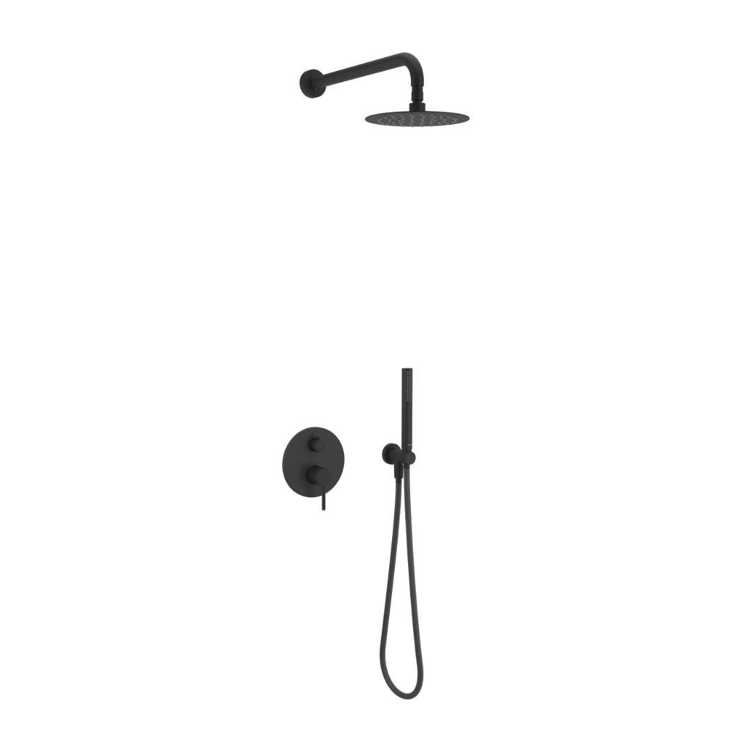 Змішувач прихованого монтажу Excellent PI з ручним та верхнім душем Excellent PI Чорний матовий (AREX.SET.1245BL) Змішувач прихованого монтажу Excellent PI з ручним та верхнім душем Excellent PI Чорний матовий (AREX.SET.1245BL)