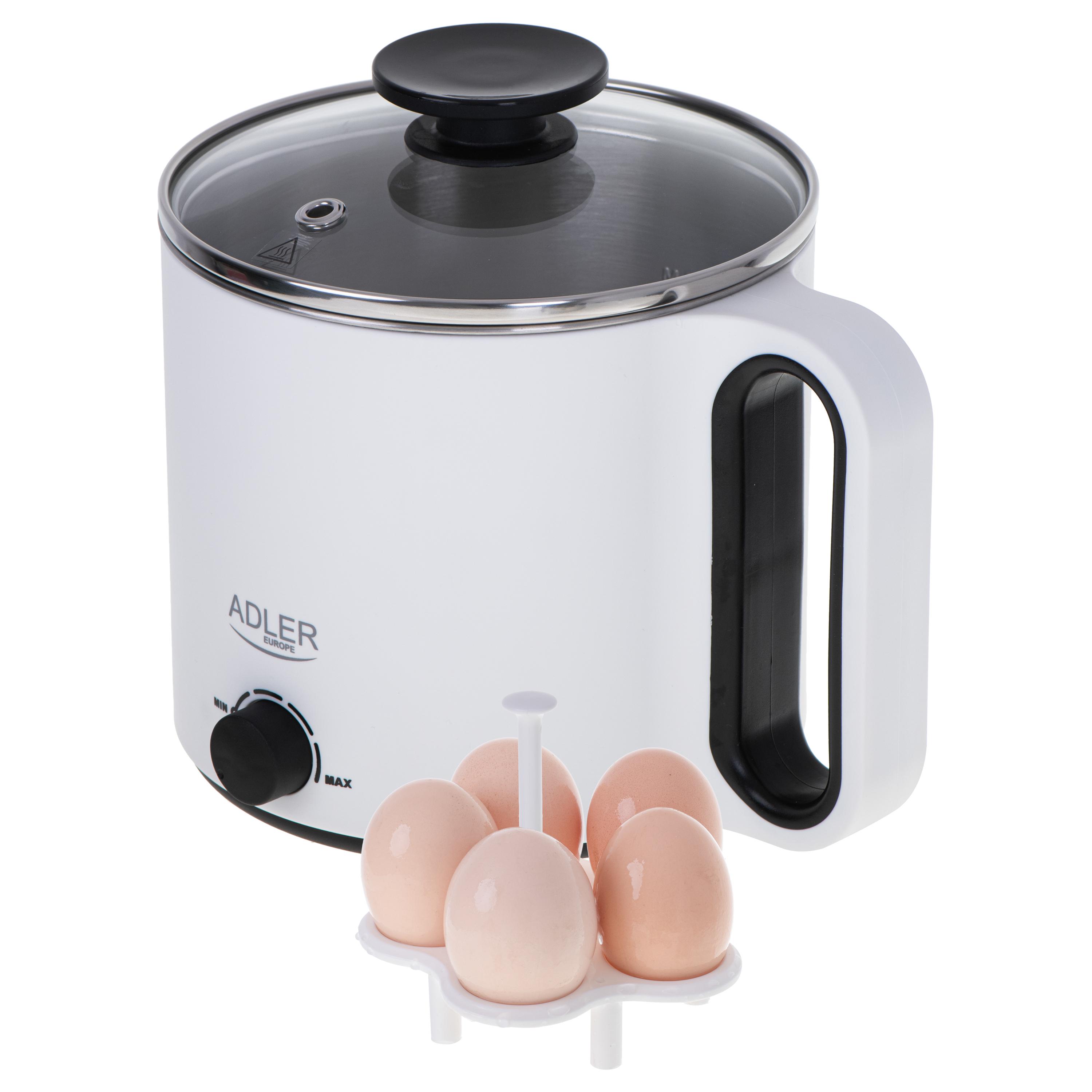 Кастрюля электрическая Adler 5в1 Белый (AD6417) - фото 6