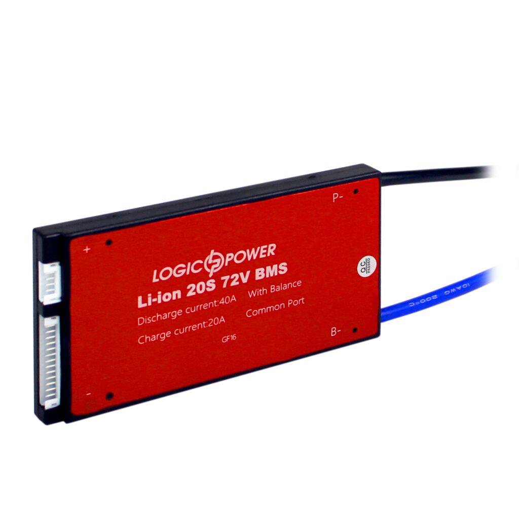 BMS-контроллер АКБ LogicPower 72V 20S для Li-ion балансировки ячеек Dis 40A/Ch 20A (28798450) - фото 2 BMS-контроллер АКБ LogicPower 72V 20S для Li-ion балансировки ячеек Dis 40A/Ch 20A (28798450) - фото 2