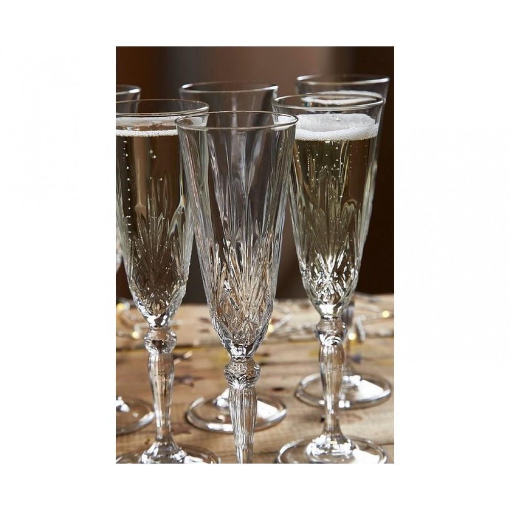 Набор бокалов для шампанского RCR Melodia 25600020606 160 мл 6 шт. (2611920871) - фото 3 Набор бокалов для шампанского RCR Melodia 25600020606 160 мл 6 шт. (2611920871) - фото 3