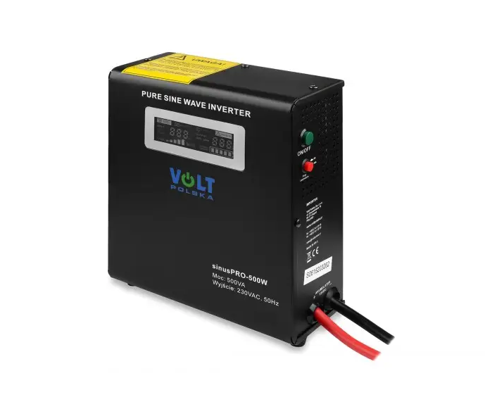 Источник бесперебойного питания Volt Polska SINUS PRO 500 W 12/230V 300/500W с чистой синусоидой и дисплеем (3SP095012W)