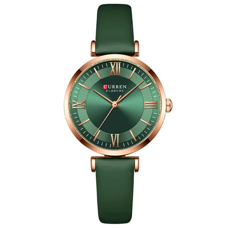 Наручний годинник Curren Сurren 9079 Rose Gold/Dark Green