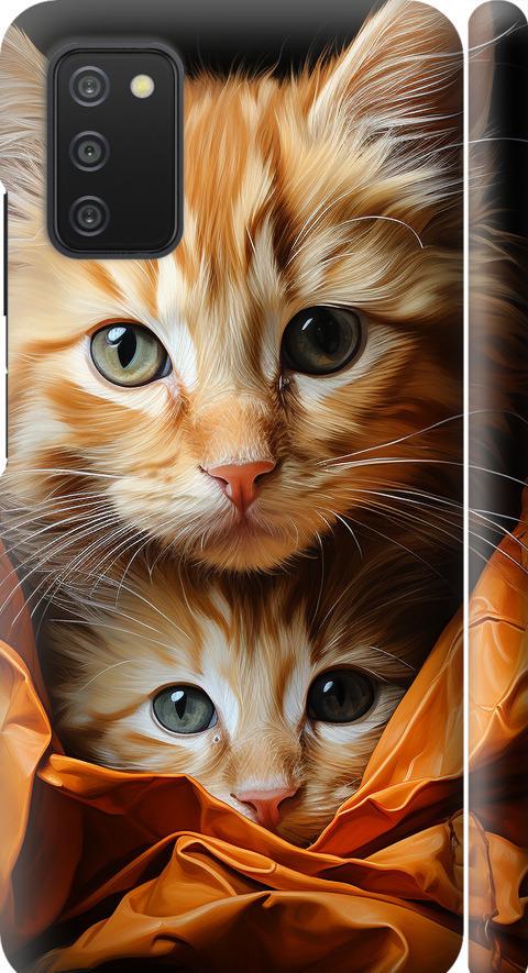 Чехол на Samsung Galaxy A03s A037F Котики 2 (5664m-2381-42517)