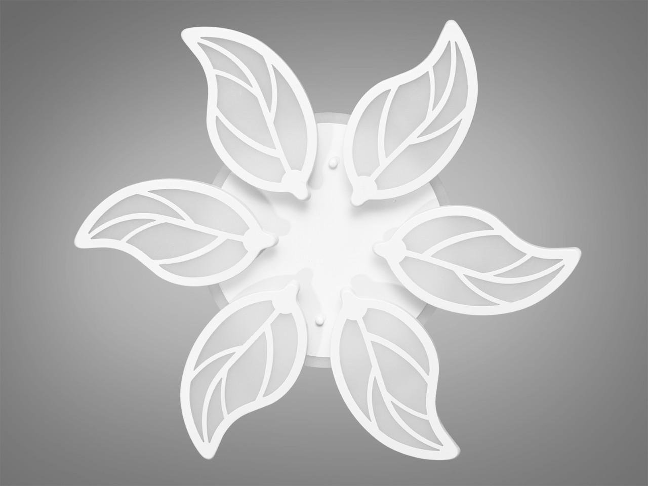 Люстра LED в спальню с подсветкой 8028-6WH-LS 105W на 15 м2 Белый (2019840818) - фото 5 Люстра LED в спальню с подсветкой 8028-6WH-LS 105W на 15 м2 Белый (2019840818) - фото 5