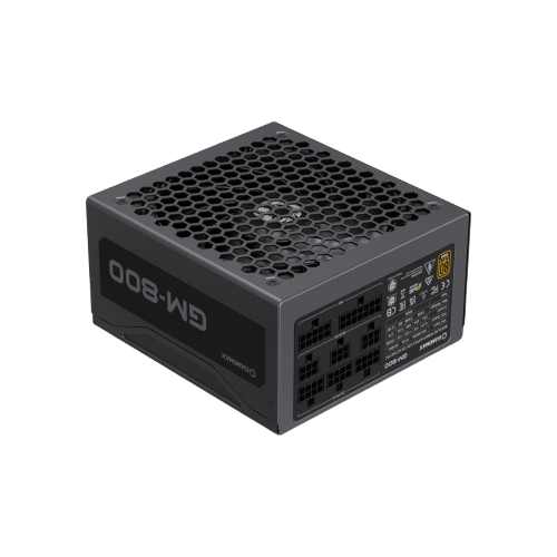 Блок питания GameMax GM‑800 800W ATX модульный 80 Plus Bronze 140 мм вентилятор Black (636815)