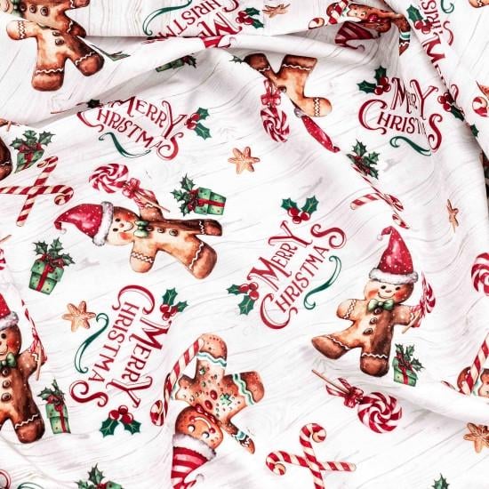 Скатерть Ardesto Christmas Gingerbread 140х180 см (ART08HG)