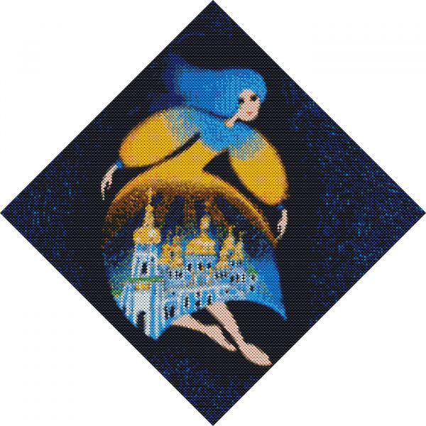 Алмазная мозаика Идейка Берегиня Михайловская 40x40 см (Id-AMO7239)