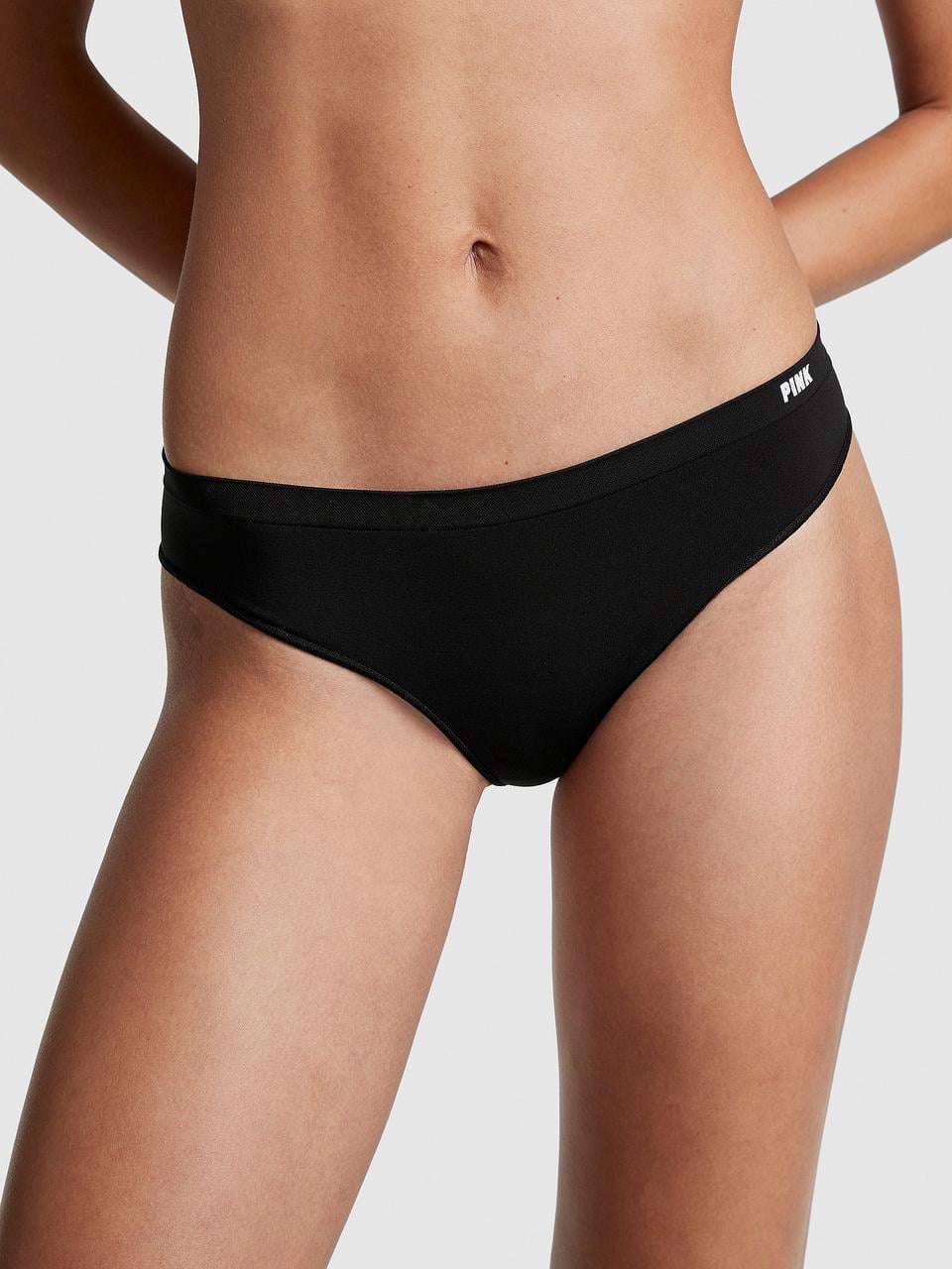 Трусики женские Victoria's Secret SEAMLESS THONG M Черный (2300125243)