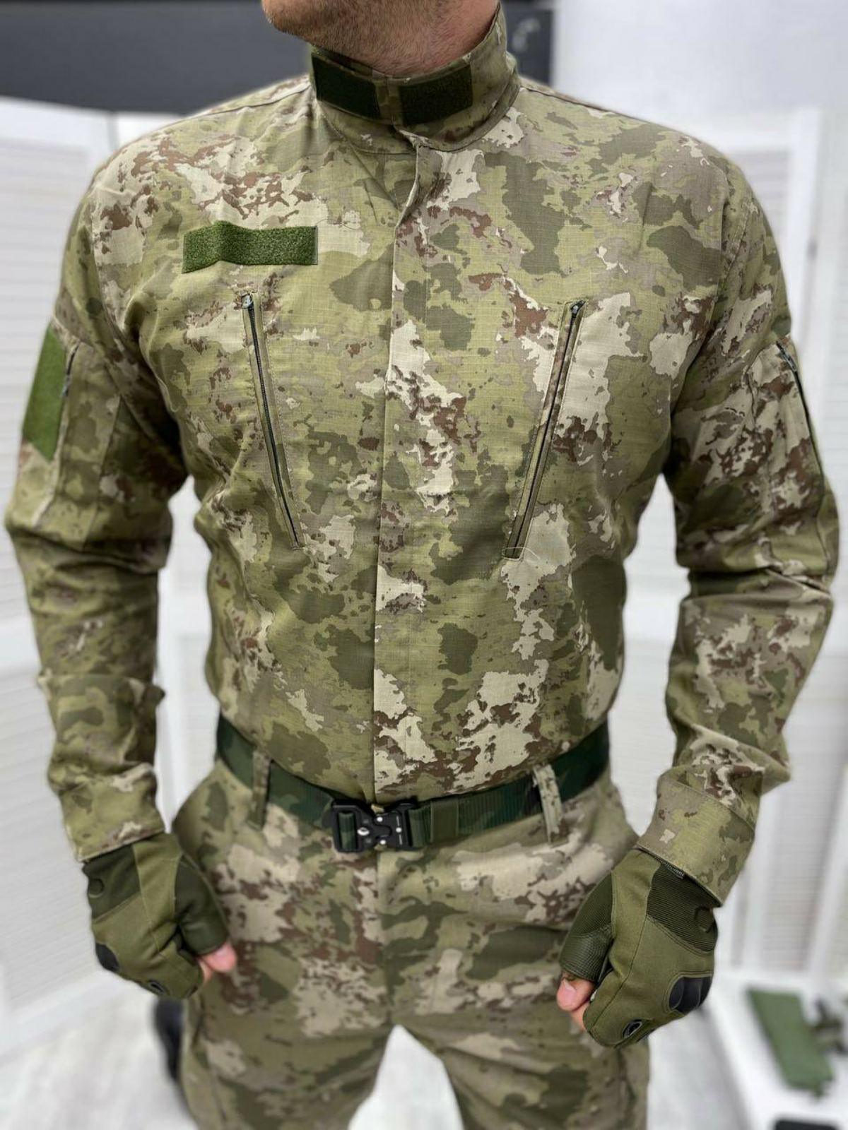 Кітель армійський ріпстоп 2538 M Камуфляж (8097)