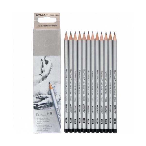 Карандаши графитные HB Marco Raffine 12 шт.
