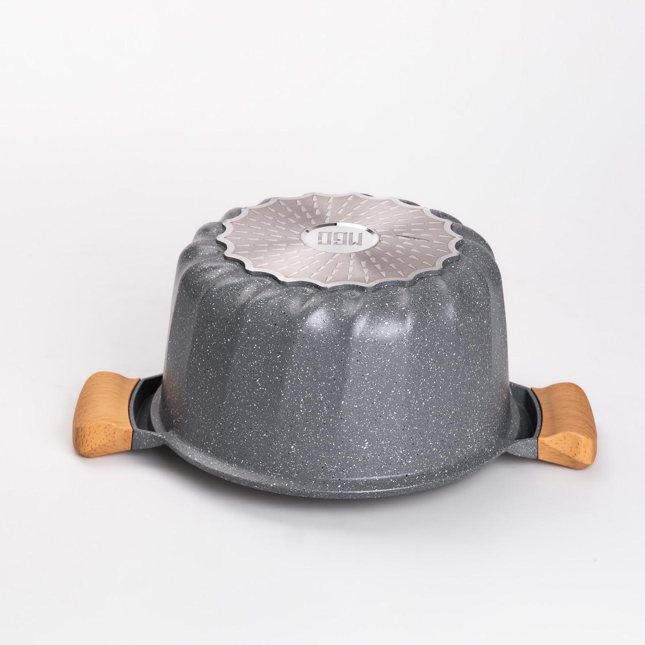 Набор посуды MGC кастрюли 3 шт./лопатка/половник Серый - фото 3 Набор посуды MGC кастрюли 3 шт./лопатка/половник Серый - фото 3