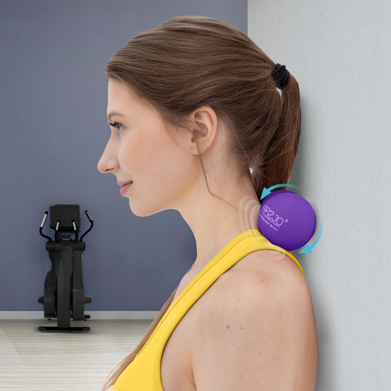 М'яч масажний подвійний 4fizjo Lacrosse Double Ball 6,5x13,5 см Purple (P-5907739314338) - фото 2 М'яч масажний подвійний 4fizjo Lacrosse Double Ball 6,5x13,5 см Purple (P-5907739314338) - фото 2