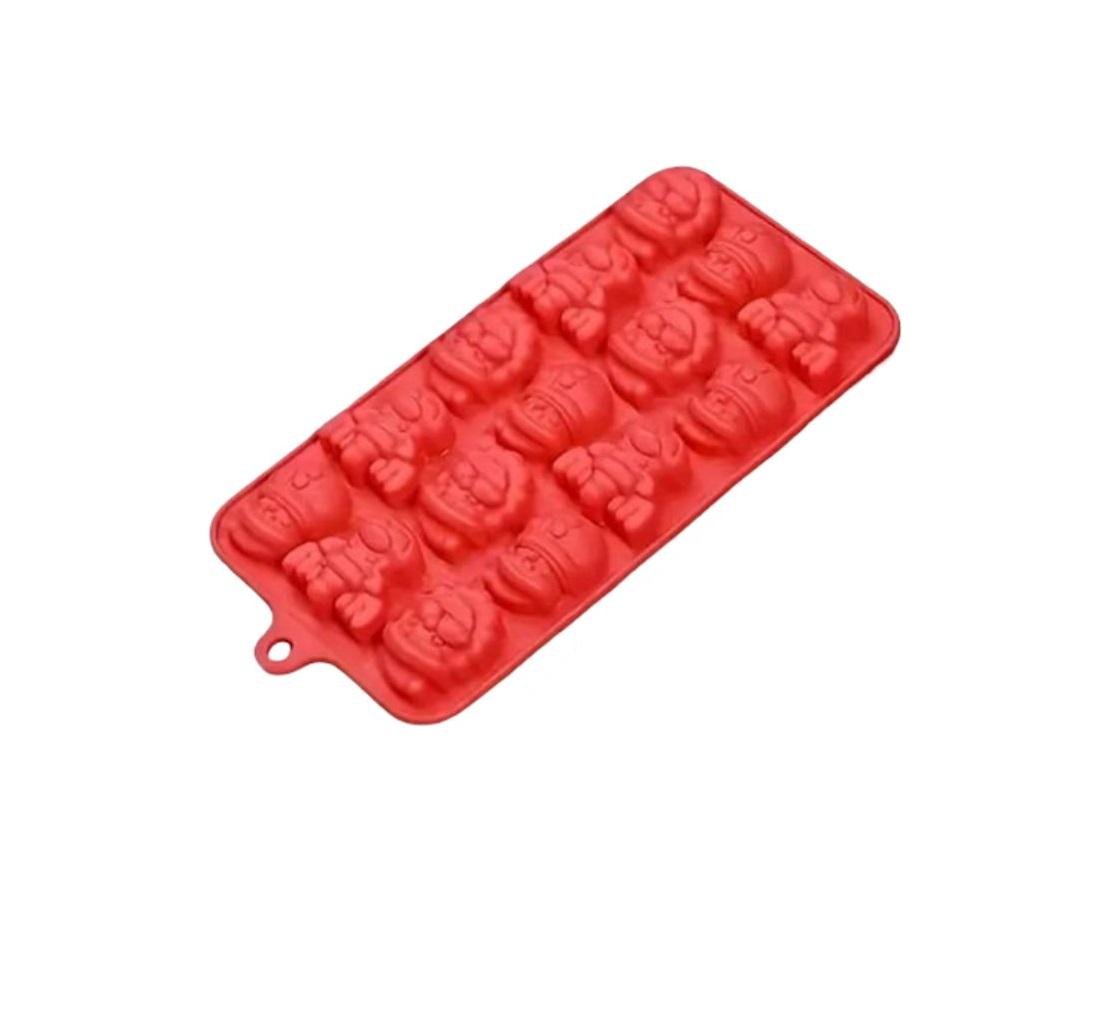 Форма силіконова для шоколаду/цукерок мила свічок Червоний (SAM-6011) - фото 1