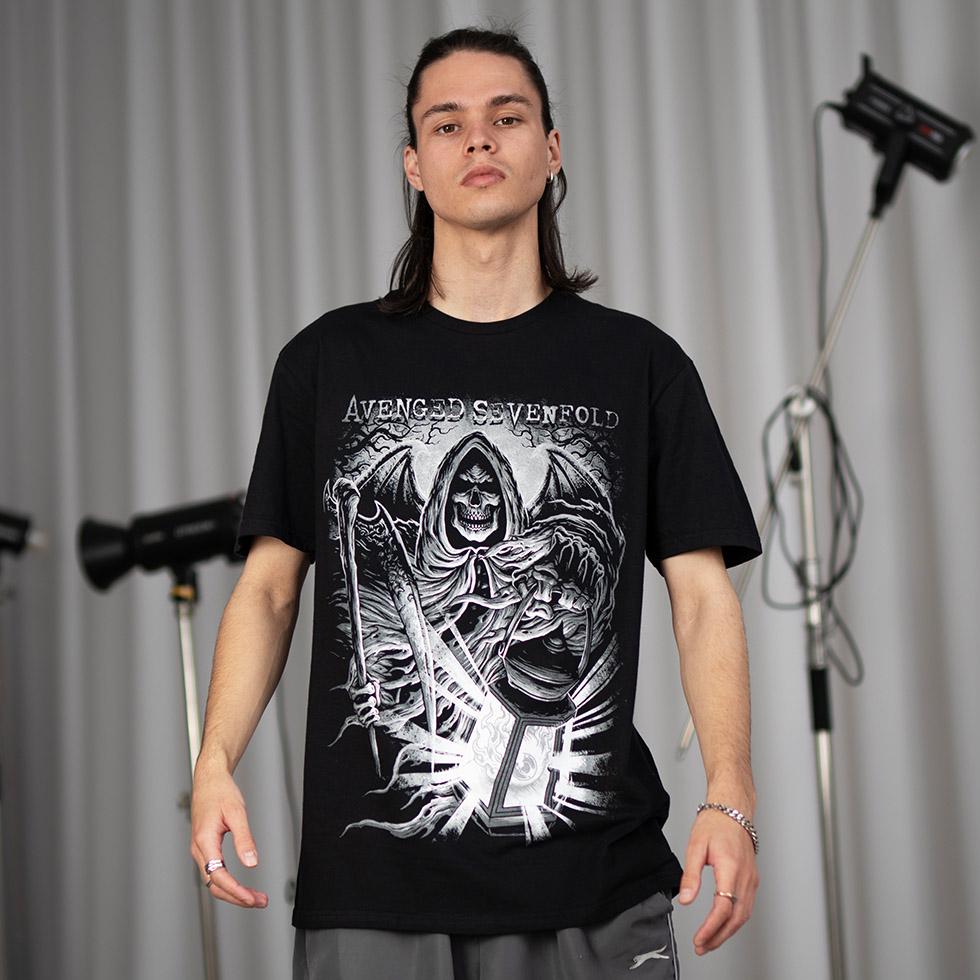 Футболка унисекс Avenged Sevenfold S Черный (00000001036)