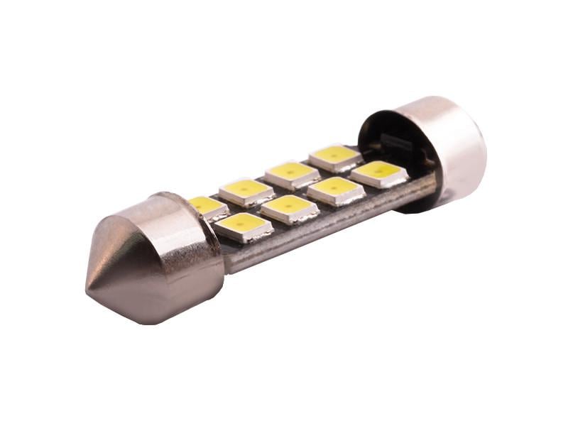 Автолампа светодиодная C5W SV8,5 12 В 36 мм SMD2835-8led Белый (2223)