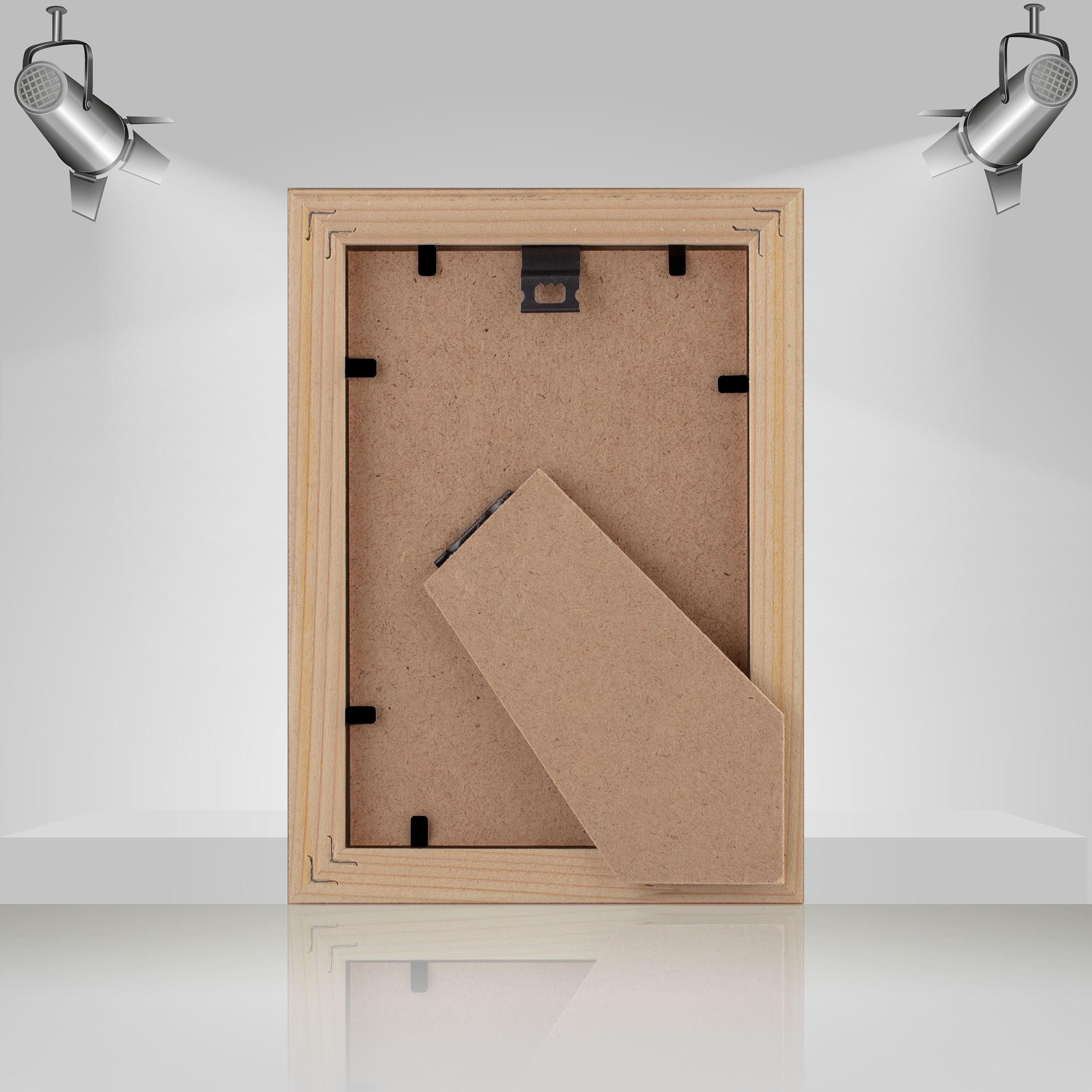 Фоторамка деревянная EmojiFrame 10х15 см AH2220-02 антибликовое стекло 2 мм с ножкой Фиолетовый - фото 4 Фоторамка деревянная EmojiFrame 10х15 см AH2220-02 антибликовое стекло 2 мм с ножкой Фиолетовый - фото 4