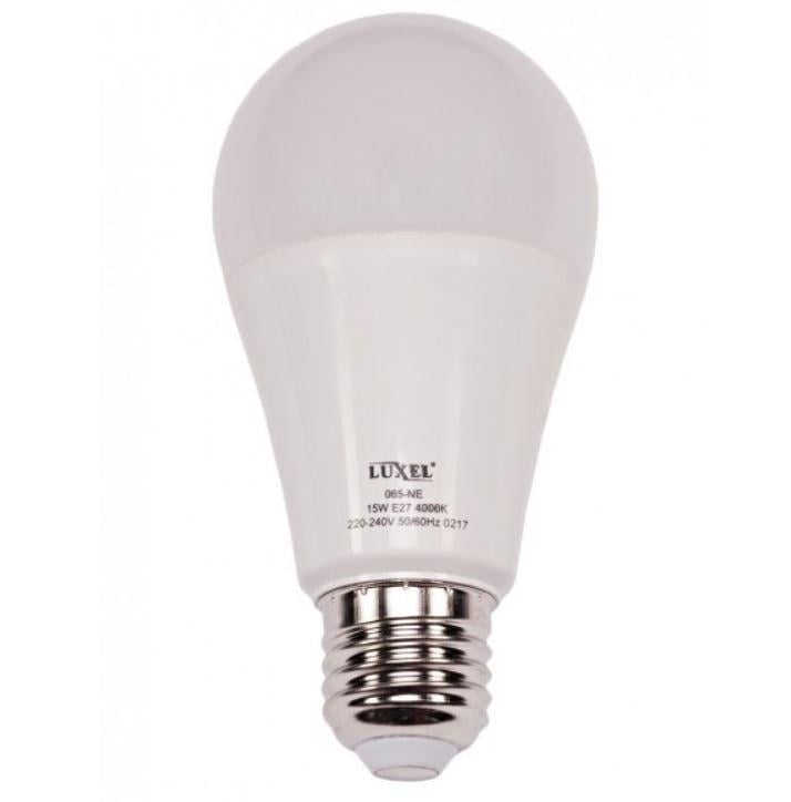 Светодиодная лампа Luxel A60 15 W 220 V E27 (ECO 065-NE 15 W)