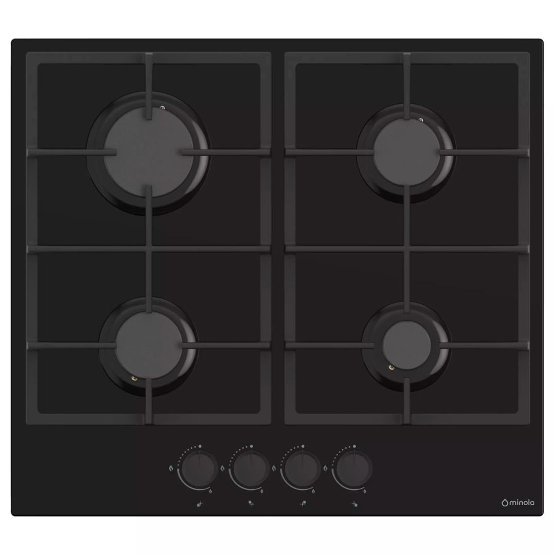 Варильна поверхня газова на склі MINOLA MGG 614202 Black (5905538402256)