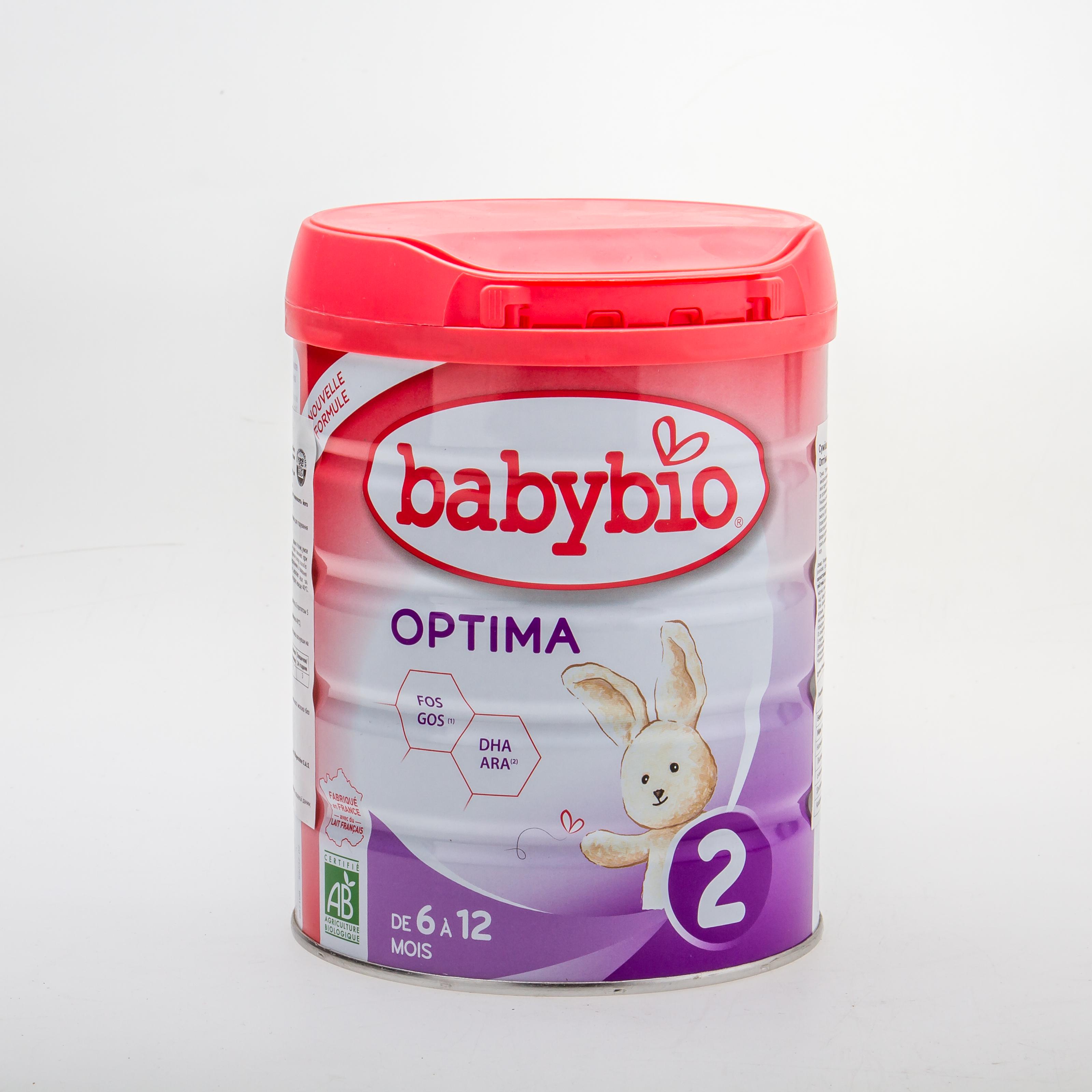 Суміш дитяча молочна BabyBio Optima2 органічна для годування немовлят від 6 до 12 місяців 800 г (58032) - фото 1