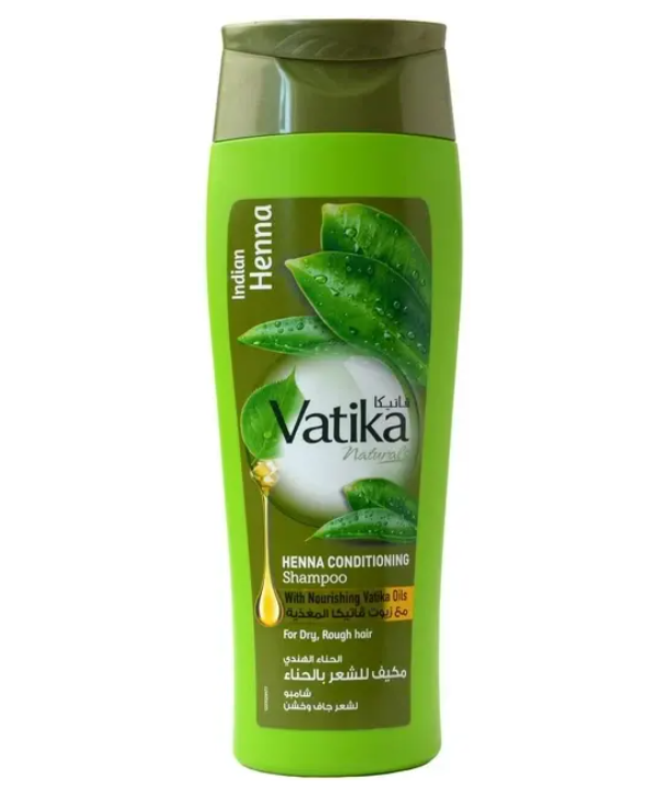 Шампунь Dabur Vatika із хною для сухого та пошкодженого волосся 400 мл