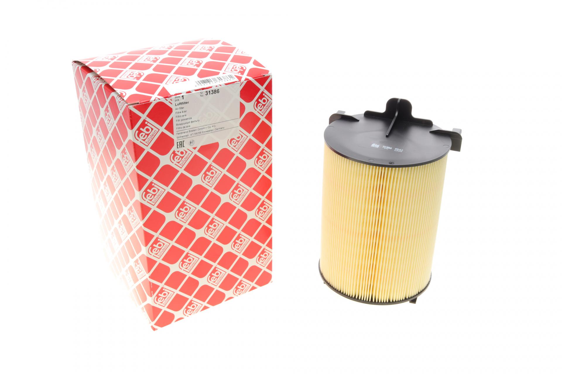 Фильтр воздушный FEBI BILSTEIN для VW Caddy 04-15/Golf 04-/Passat 05-/Skoda Octavia 1,2-2,0 i/2,0SDI 04-13- (31386)
