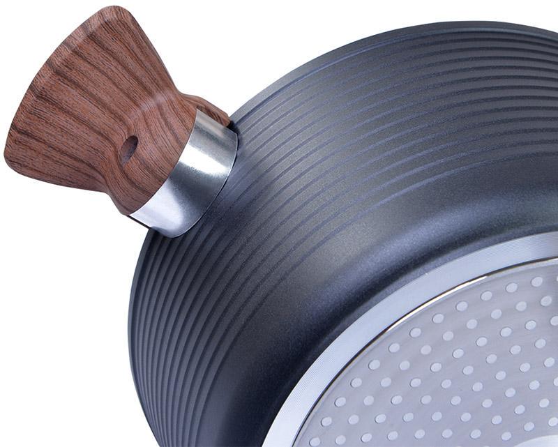 Кастрюля Fissman Diamond Grey алюминий с антипригарным покрытием 2,6 л - фото 4