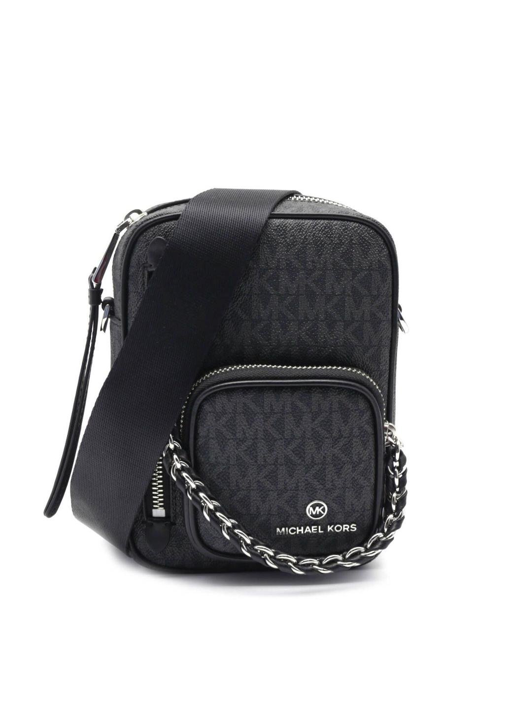Сумка крос боді жіноча з еко шкіри Michael Kors SM NS UTILITY CAMRA XBODY 32F2S5EC1B001 Чорний