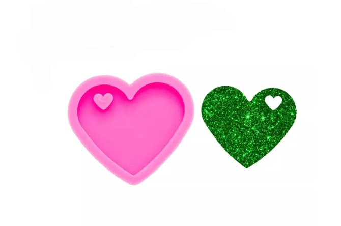 Молд силиконовый Сердце 44x30 мм Розовый (41161) Молд силиконовый Сердце 44x30 мм Розовый (41161)