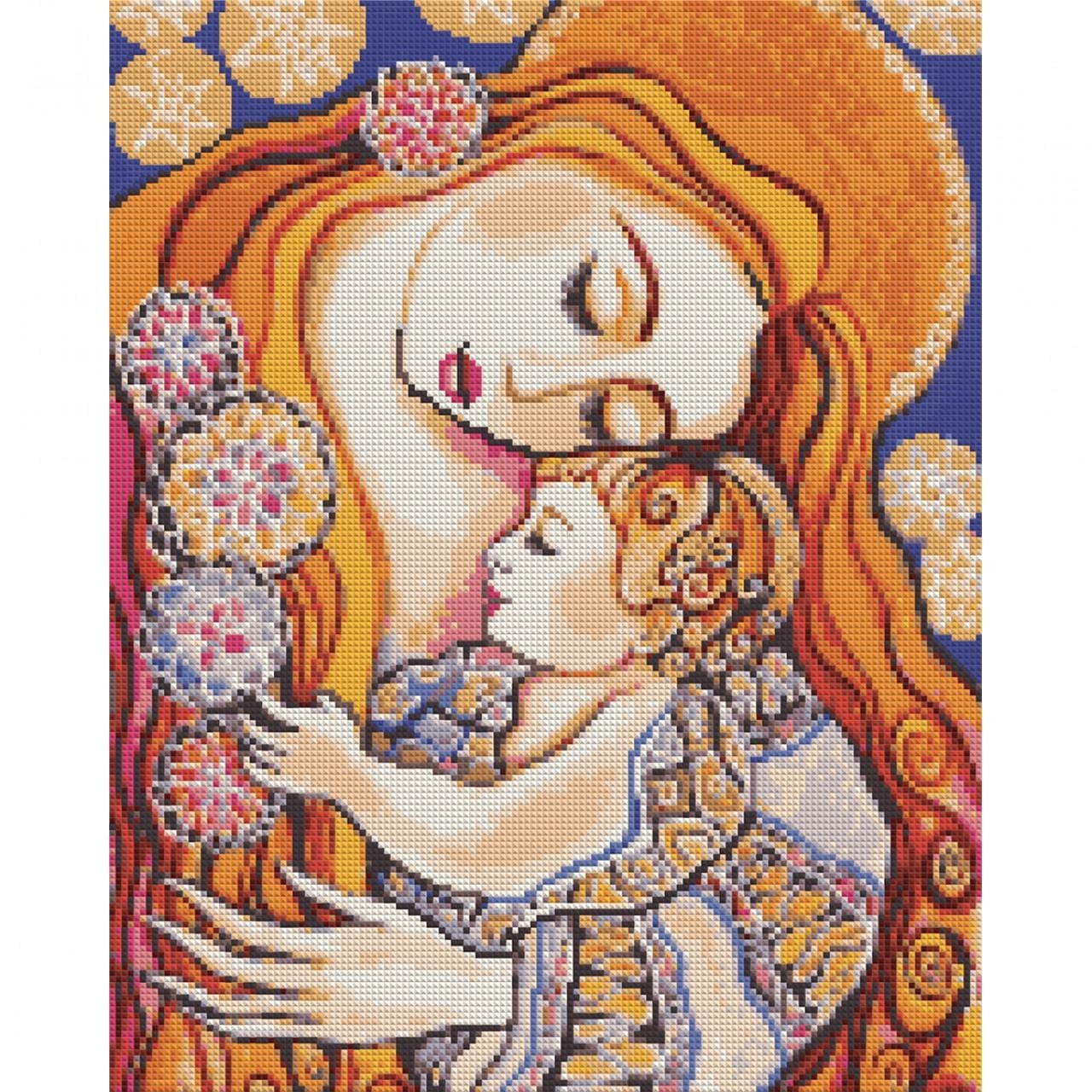 Алмазна мозаїка Santi Материнська любов на підрамнику 40x50 см (954708)