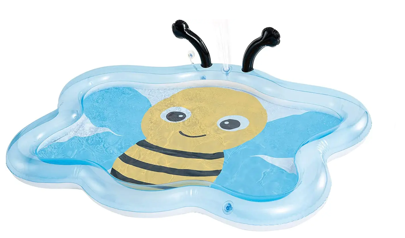 Басейн надувний дитячий Intex Бджілка 127x102x13 см 59 л від 3-х років (114804)