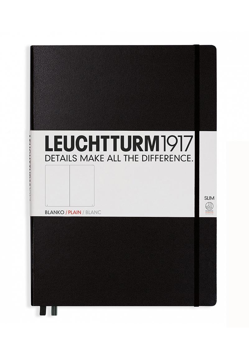Блокнот Leuchtturm1917 Master Slim A4+ чистые листы Черный (330754)