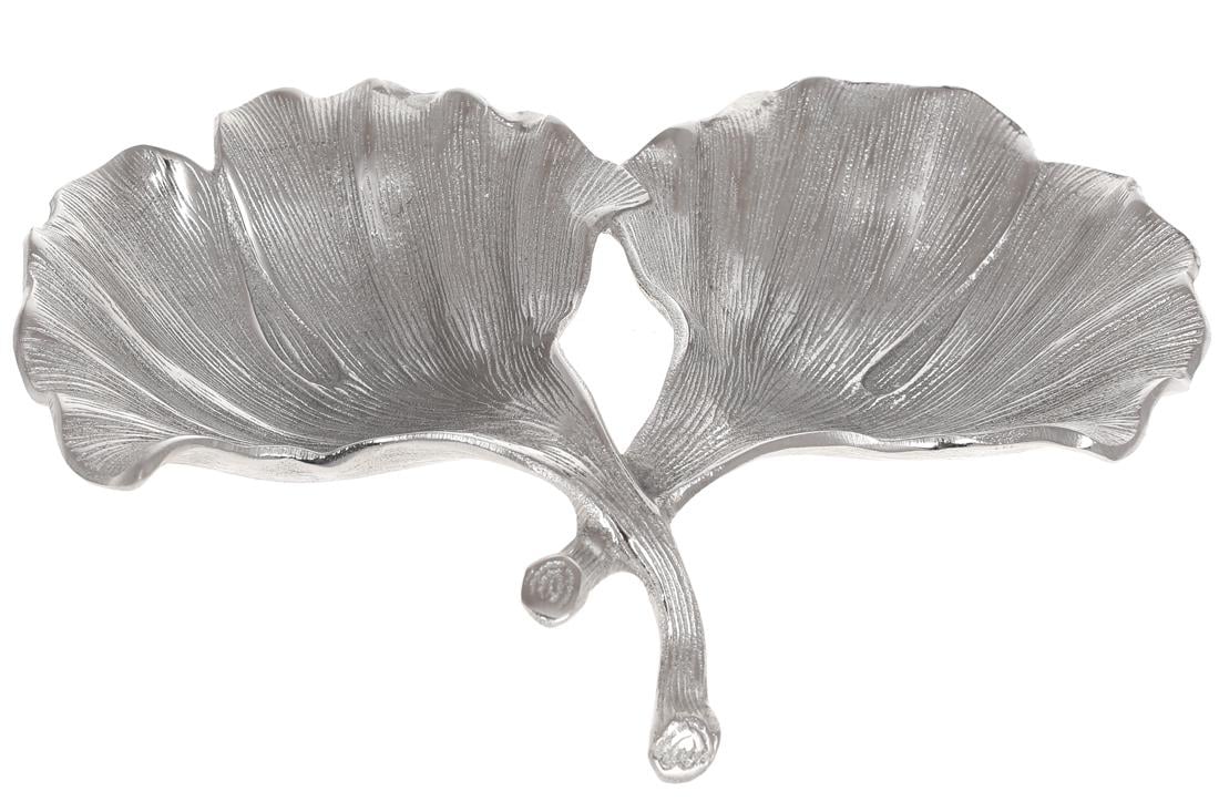 Блюдо BonaDi Гинкго двойное декоративное 27 см (438-122) - фото 1 Блюдо BonaDi Гинкго двойное декоративное 27 см (438-122) - фото 1