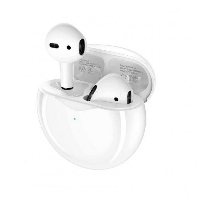 Наушники беспроводные Stereo Bluetooth Headset XO X21 Magic Ring White Ukrainian print