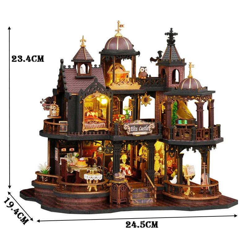 Румбокс Edinburgh Castle DIY Miniature House ES-018 з куполом (28603832) - фото 6