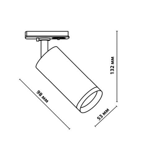 Прожектор на шину магнітний LIGHT SET LED MT-LS 3083 10W 4000K 26 Чорний (70106) - фото 8